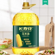 长寿花玉米油6.08L非转基因压榨一级玉米胚芽植物油食用油桶装